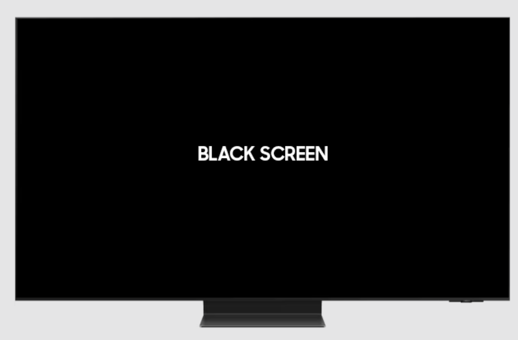 black tv