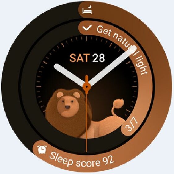 Galaxy Sleep Coaching Watch Face