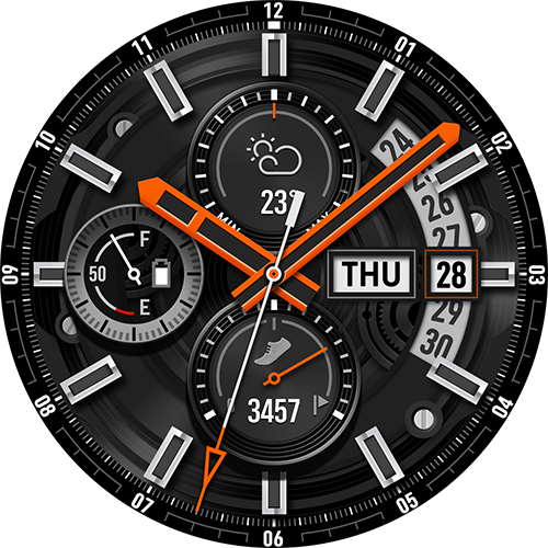 Tomcat Watch face from Galaxy Store
