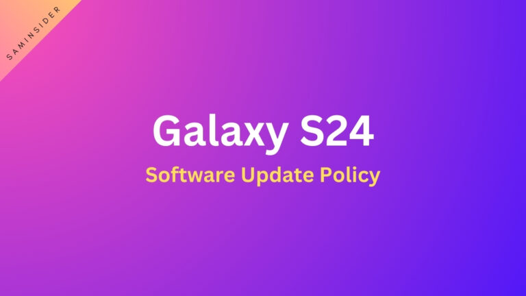 How many software updates will the Galaxy S24 get