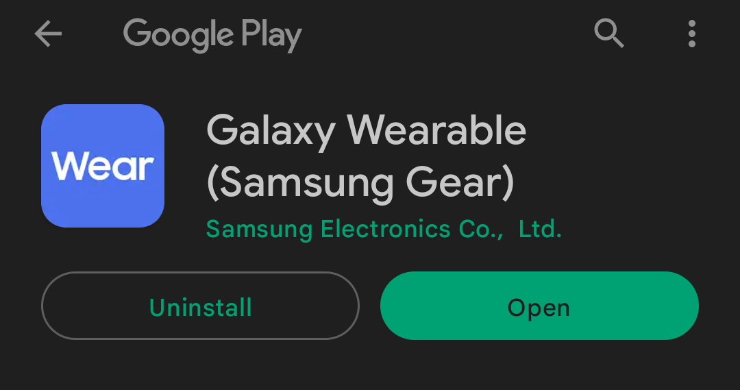 Remove the Wearable app