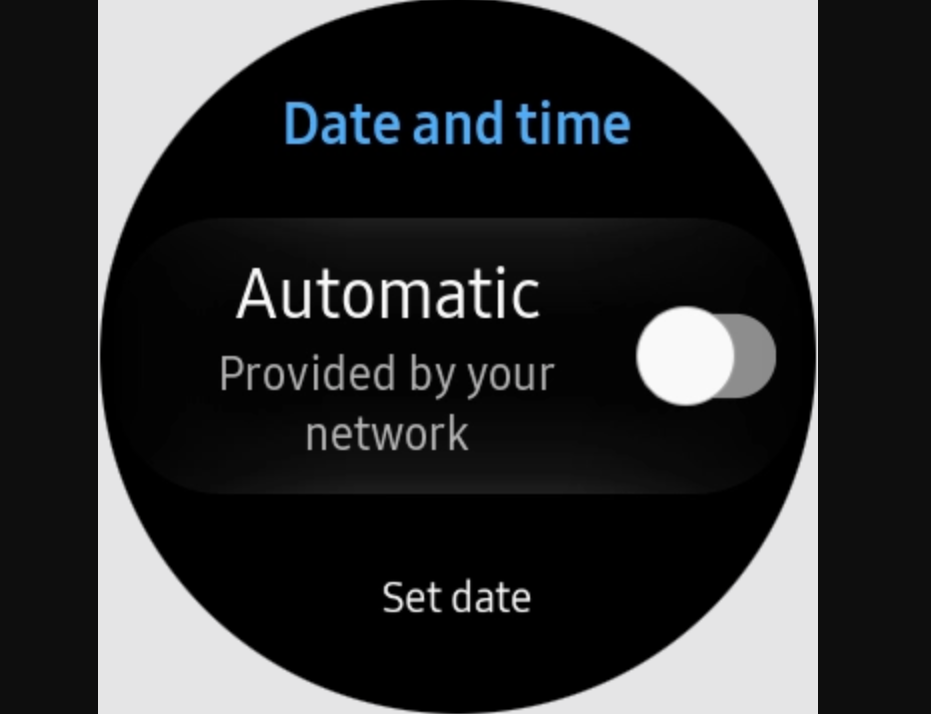 Turn off Automatic Date