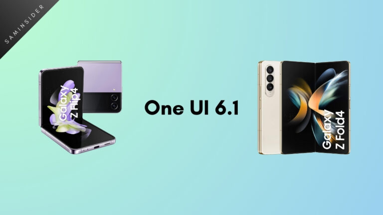 Galaxy Z Fold 4, Z Flip 4 One UI 6-1 update