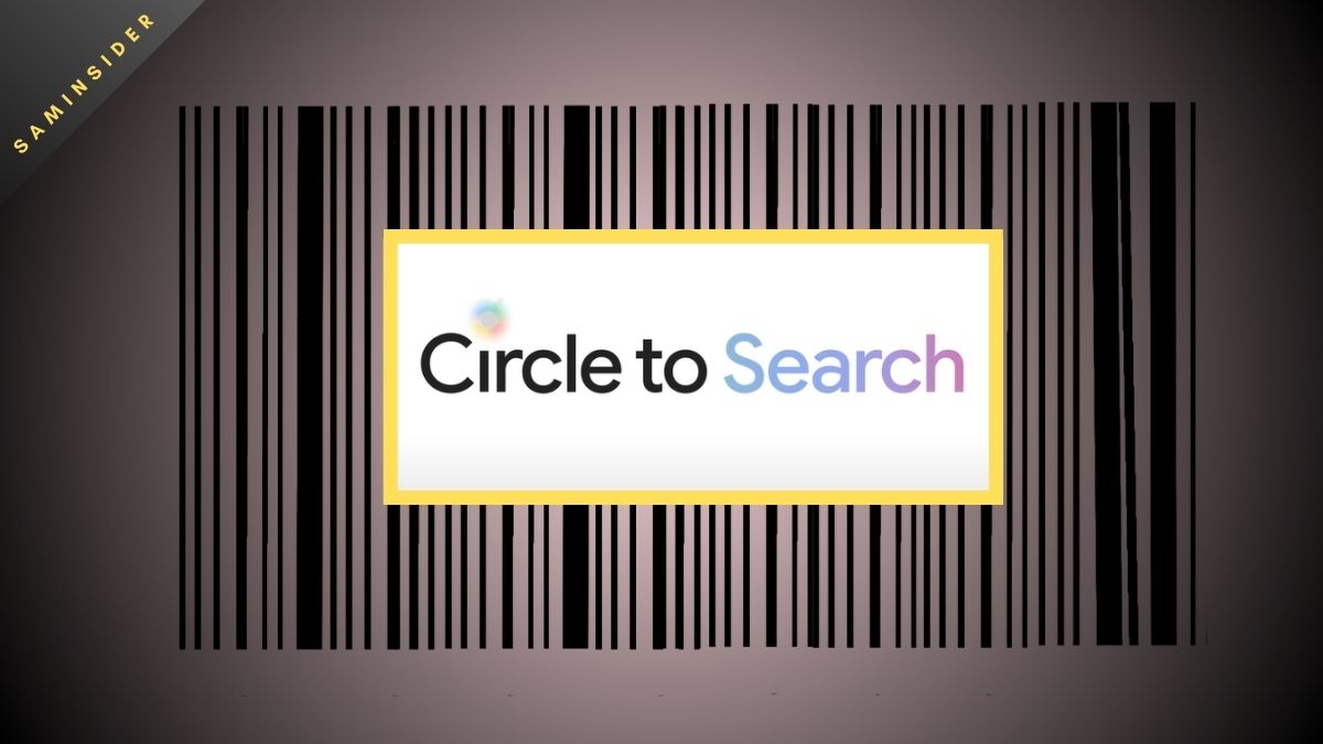 Circle to Search for scanning barcodes
