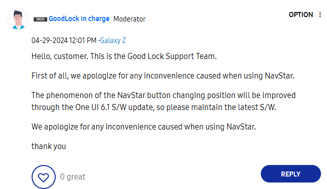 irritating NavStar bug