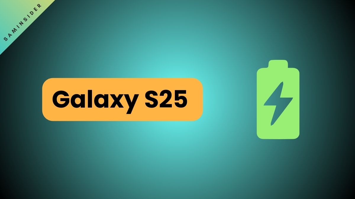 Galaxy S25 same battery capacity as predecessor