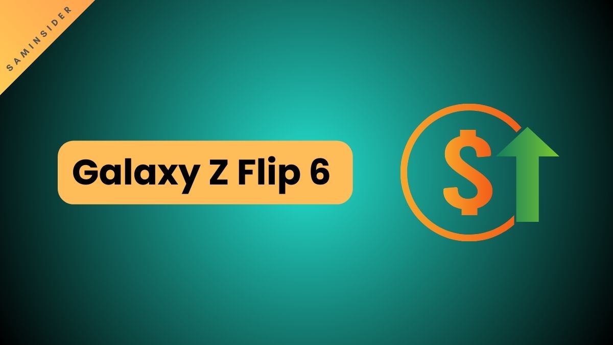 Galaxy Z Flip 6 price hike